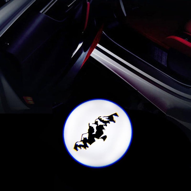uunonaha 2 Pcs LED Car Door Logo Lights Courtesy Projector Laser Welcome Light Puddle Lamp Compatible with Forester, Outback, Legacy, Ascent Car Accessories (Wilderness Mountains) - Image 1